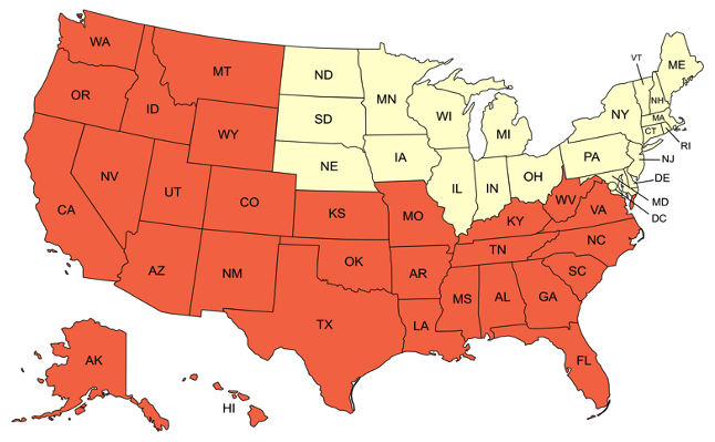 Region Setup 2025-26 map